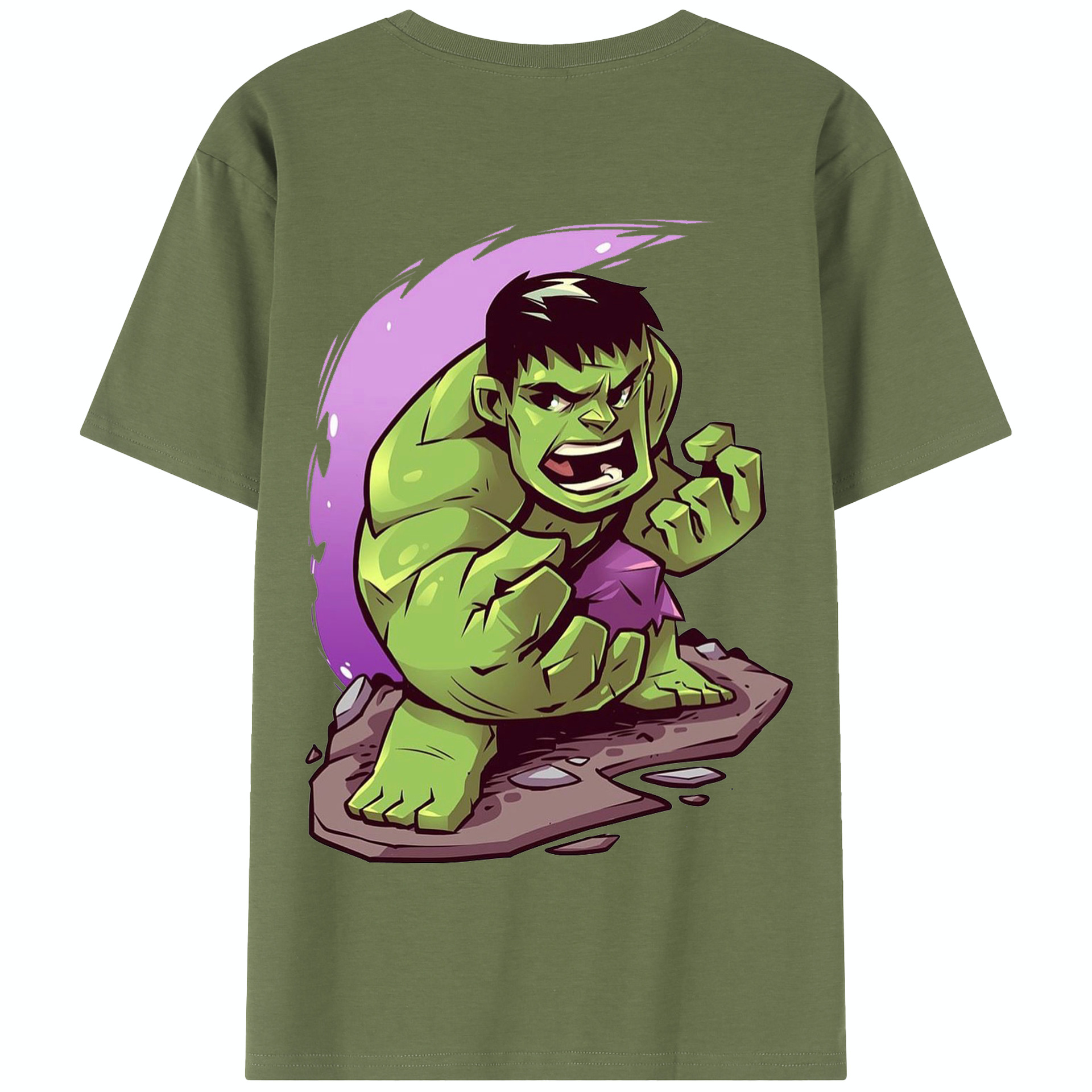 （画像用） アベンジャーズ The Avengers 綿100％半袖Tシャツ（背面プリント）